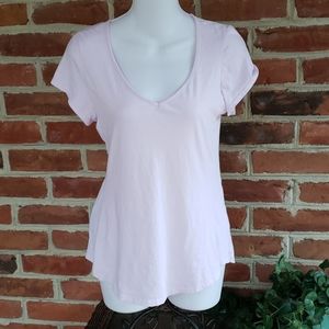 🏡DV Michael Stars V Neck Ribbed Sides Tee